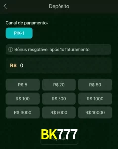 deposits BK777